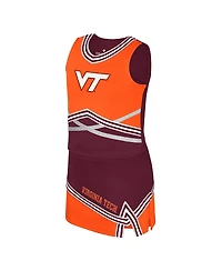 Colosseum Big Girls 2-Piece Maroon Virginia Tech Hokies Lollipop Park Cheer Set
