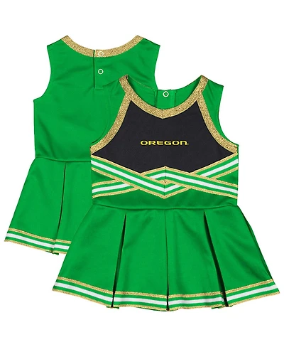 Colosseum Girls Baby Boys and Green Oregon Ducks Lollipop Park Cheer Dress