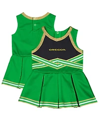 Colosseum Girls Baby Boys and Green Oregon Ducks Lollipop Park Cheer Dress
