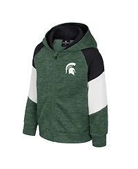 Colosseum Toddler Green Michigan State Spartans Spirit Hollow Full-Zip Hoodie