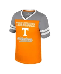 Colosseum Big Girls Tennessee Orange Tennessee Volunteers Princess Bubblegum Bling T-Shirt
