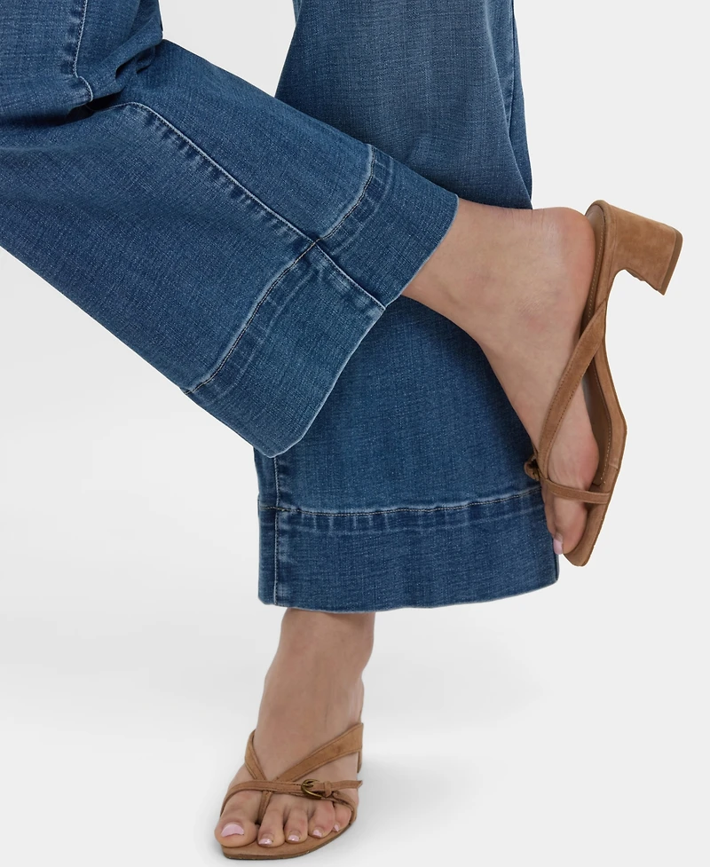 Nydj Women's Teresa Wide Leg Ankle Jeans