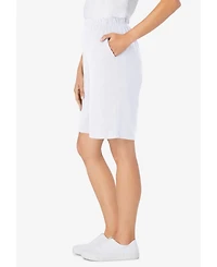 Woman Within Plus 7-Day Knit Short