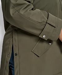 Dkny Plus Hooded Coat