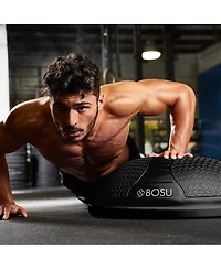 Bosu NexGen Home Fitness Exercise Gym Strength Flexibility Balance Trainer,Black