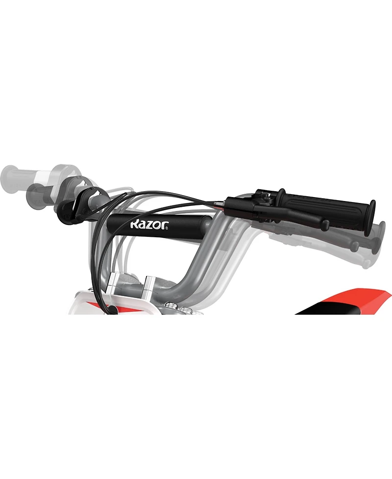 Razor MX400 Dirt Rocket 24V Electric Toy Motocross Motorcycle Dirt Bike, Red