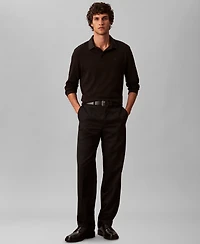 Calvin Klein Men's Long Sleeve Polo Shirt