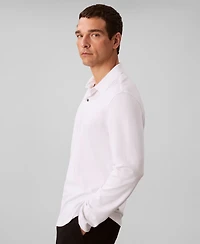 Calvin Klein Men's Long Sleeve Polo Shirt