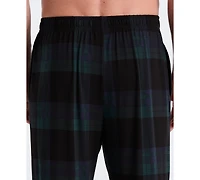 Perry Ellis Portfolio Men's Deluxe Touch Twill Plaid Print Pajama Pants