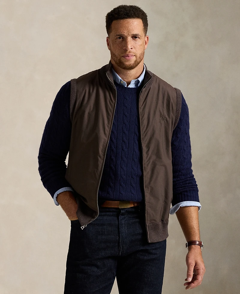 Polo Ralph Lauren Men's Hybrid Full-Zip Sweater
