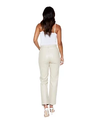 Blue Revival Women's Bone Leather Straight Leg Pant