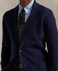 Polo Ralph Lauren Men's Merino Long Sleeve Blazer Cardigan
