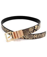 Michael Kors Women's Reversible Snake Pattern Belt