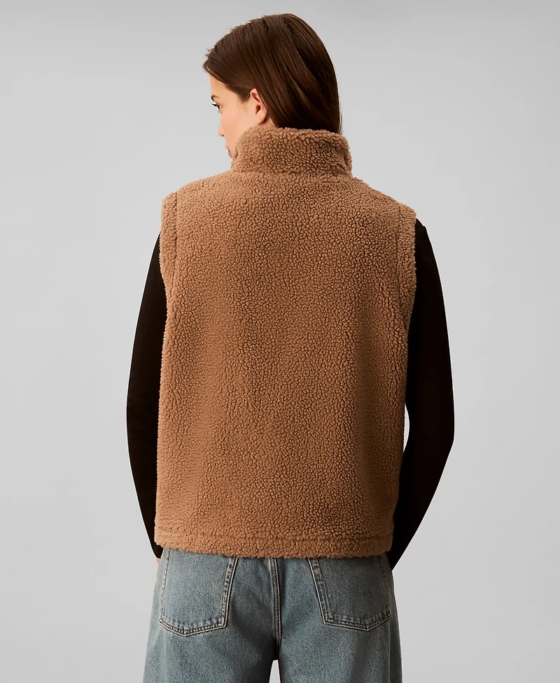 Calvin Klein Jeans Women's Mock Neck Vest