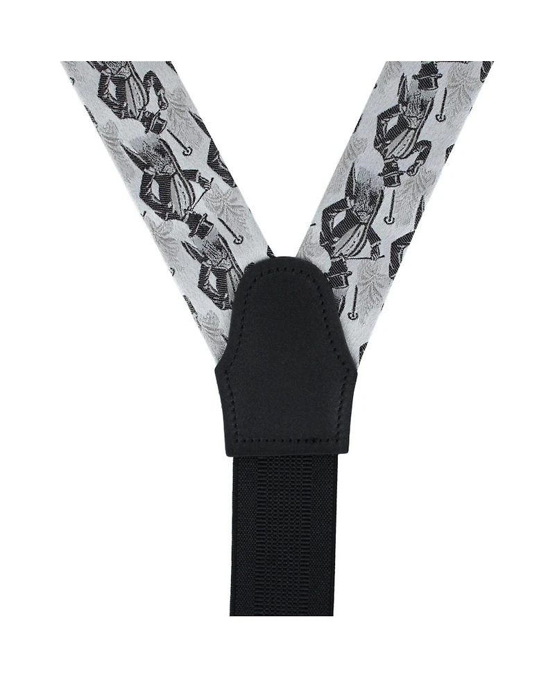 Trafalgar Ambrose Dapper Night Silk Formal End Suspenders