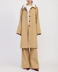 En Saison Women's Marleigh Long Car Trench Coat