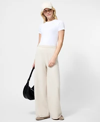 French Connection Women's Marley Knit Wide Leg Pants