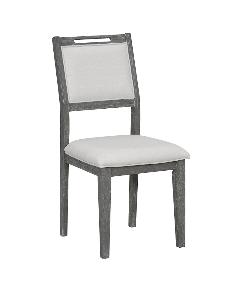 6-piece Retro Farmhouse Style Dining Set, Rectangular Table and 4 Upholstered Chairs with Rattan Bench for Room Kitchen