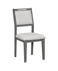 6-piece Retro Farmhouse Style Dining Set, Rectangular Table and 4 Upholstered Chairs with Rattan Bench for Room Kitchen