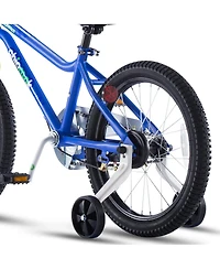 RoyalBaby Chipmunk 14" Toddler Kids Bike with Training Wheels & Bell, Blue
