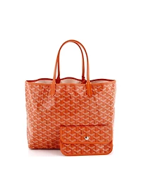 Pre-Owned Goyard Pm Saint Louis Tote Coated Canvas