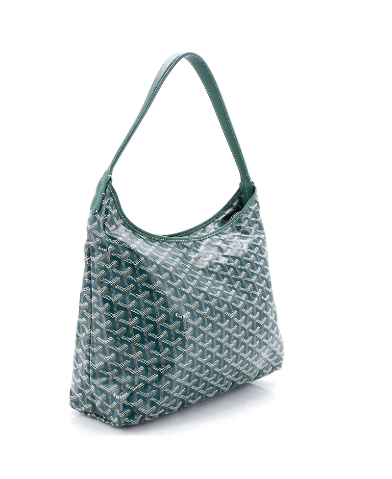 Pre-Owned Goyard Boheme Hobo Printed Coated Canvas