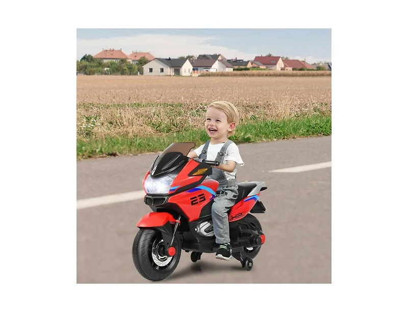 12V Kids Ride-On Electric Motorcycle – Red