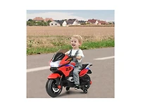 12V Kids Ride-On Electric Motorcycle – Red