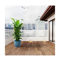 Chic Crate 3 Piece Ceramic Flowerpot Set with Drainage Modern Planters for Patio, Garden & Indoor Windowsills