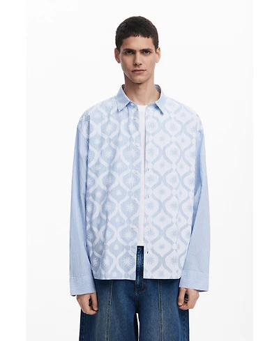 Desigual Men's Long-sleeve striped shirt