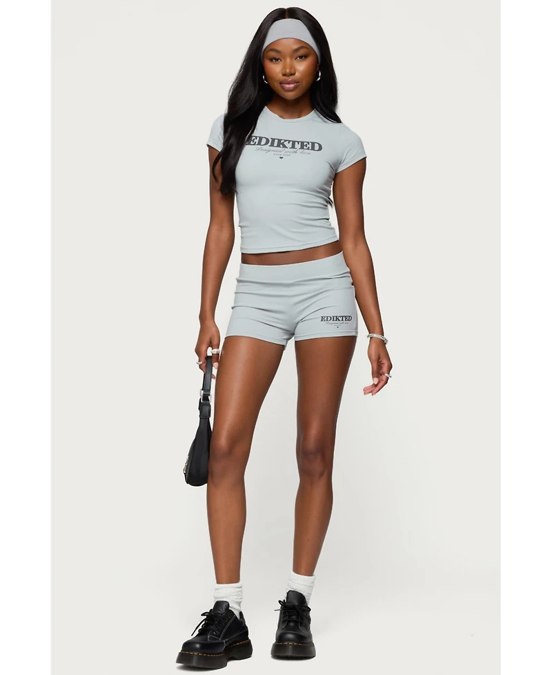 Edikted Women's With Love T Shirt