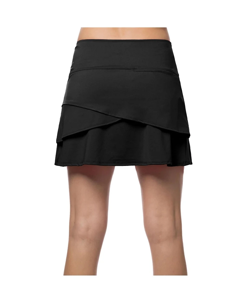 Lucky Love Women's Scallop 15.75in Golf Skort