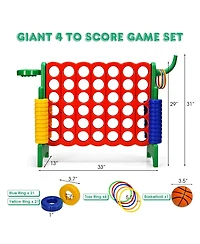 2.5 Feet Giant 4-to-Score Game Set