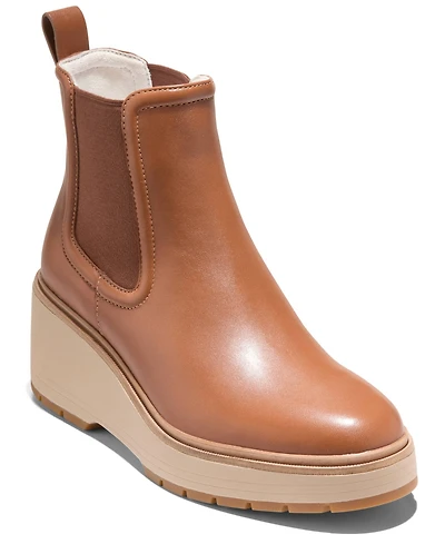Cole Haan Women's Zerogrand Cityquest Waterproof Wedge Booties