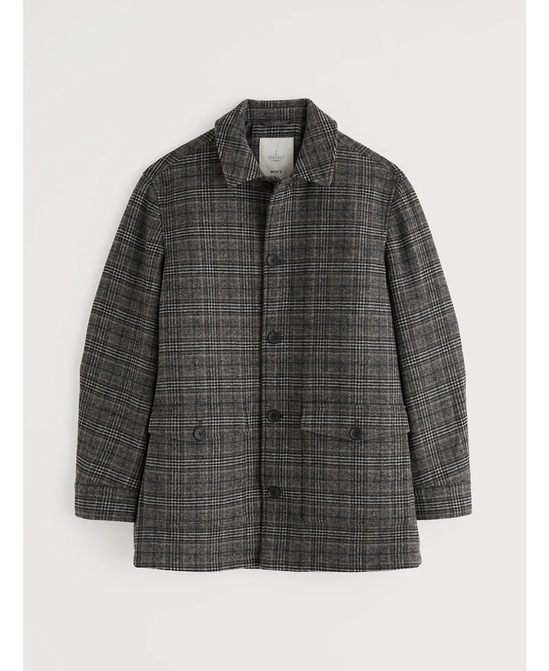 Seasalt Cornwall Men's Rowlocks Check Coat