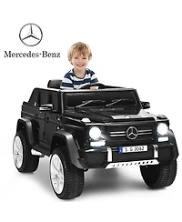 12V Licensed Mercedes-Benz Kids Ride-On Car – Black
