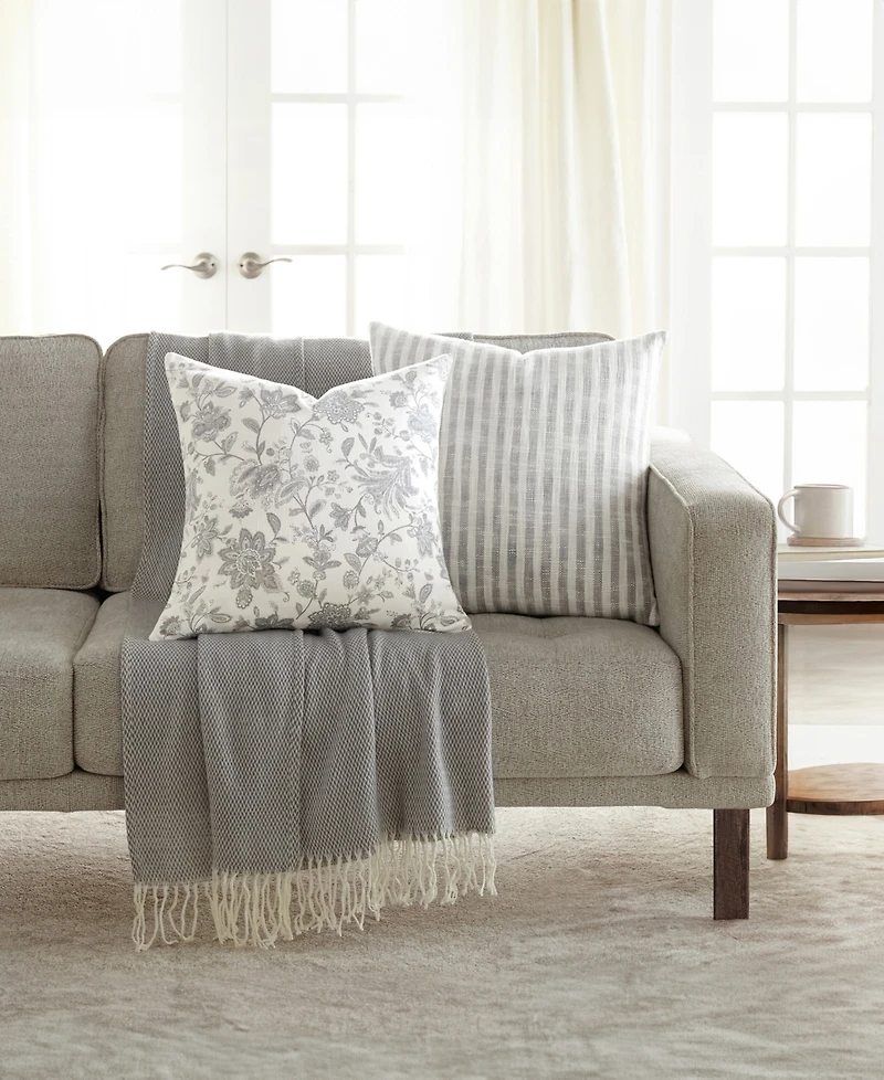 ienjoy Home Yarn-Dyed Patterns 2-Pack Decor Pillows, 20" x 20"