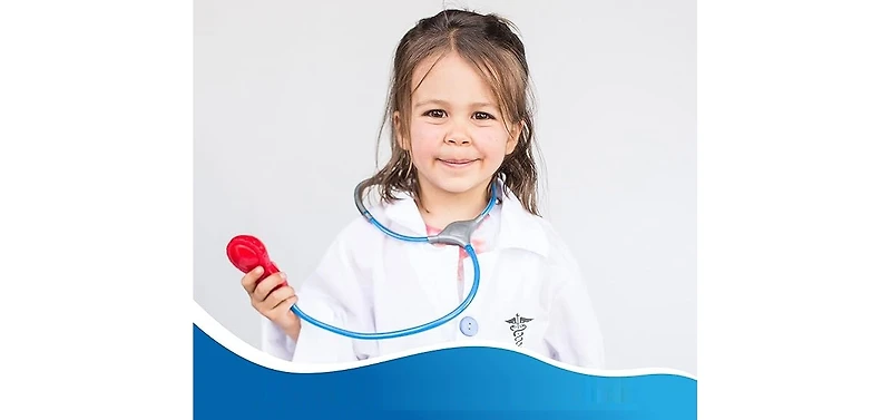 Dress Up America Kids Doctor Role Play Set