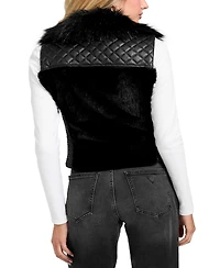 Guess Women's Amari Sleeveless Faux Fur Vest