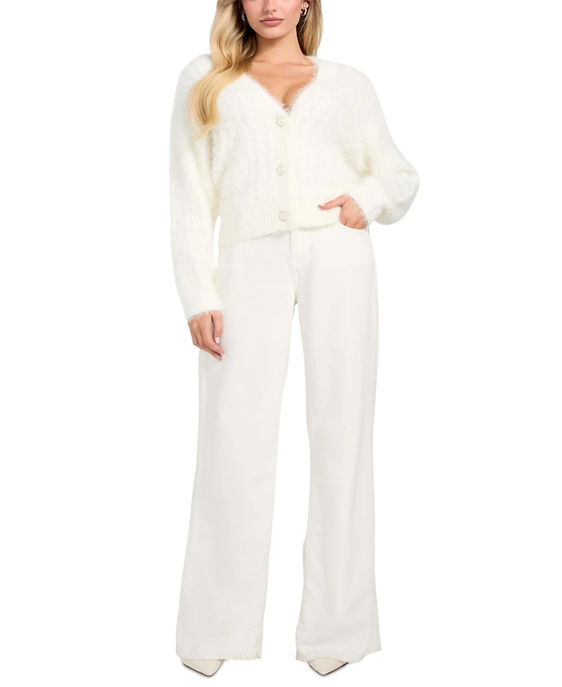 Guess Women's Long Sleeve Cardigan Sweater