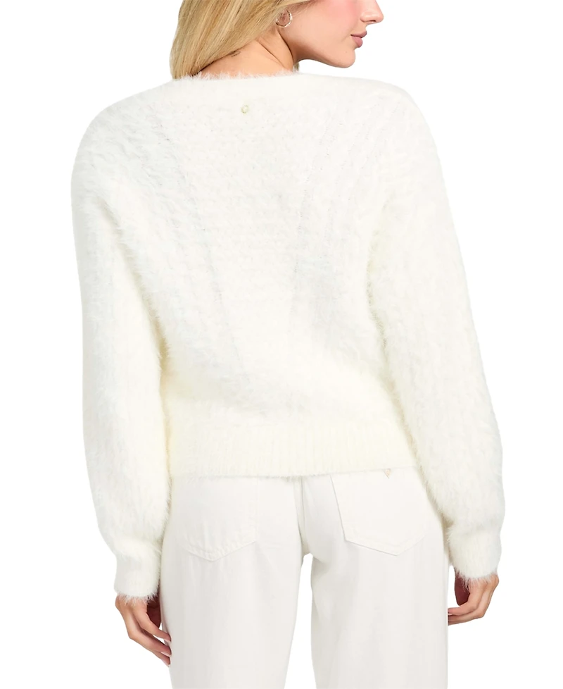 Guess Women's Long Sleeve Cardigan Sweater