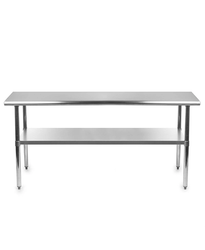 Heavy Duty 72 x 24 inch Stainless Steel Kitchen Restaurant Prep Work Table