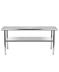 Heavy Duty 72 x 24 inch Stainless Steel Kitchen Restaurant Prep Work Table