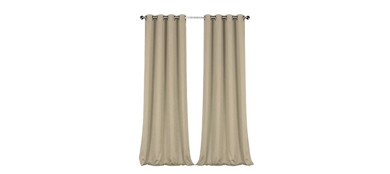 GoodGram 2 Pack: Hotel Thermal Grommet 100% Blackout Curtains