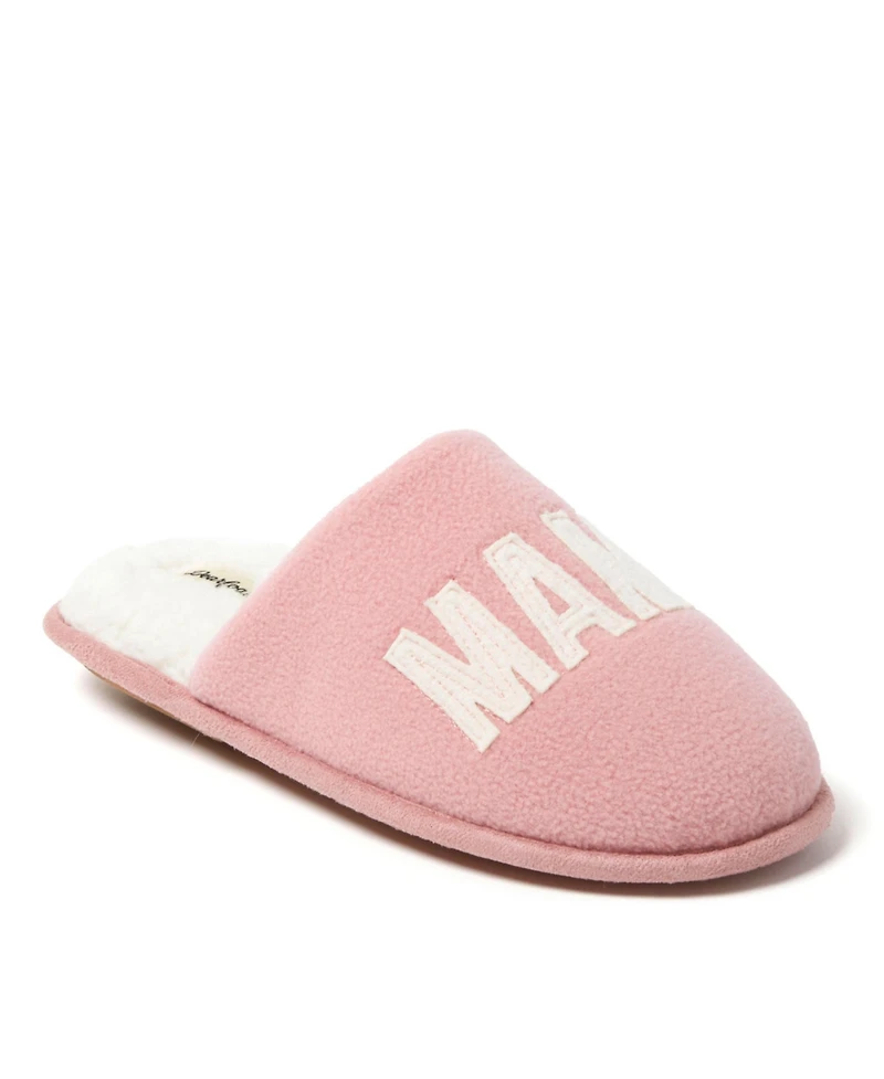Dearfoams Women's Carley Mama Bear Mom Scuff Slipper