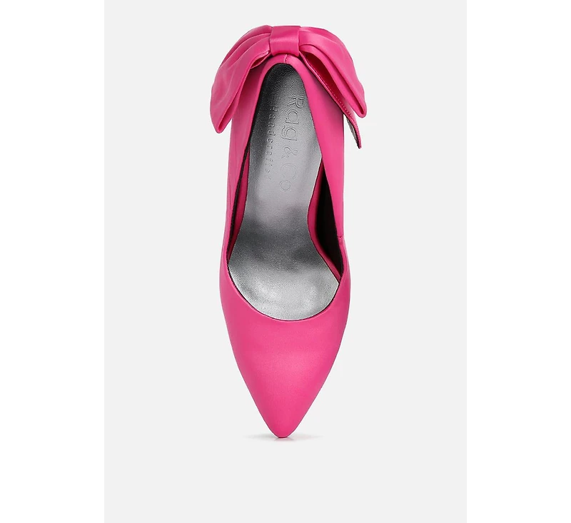 Hornet Satin Stiletto Pumps