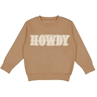 Sweet Wink Little and Big Girls Howdy Patch Sweatshirt