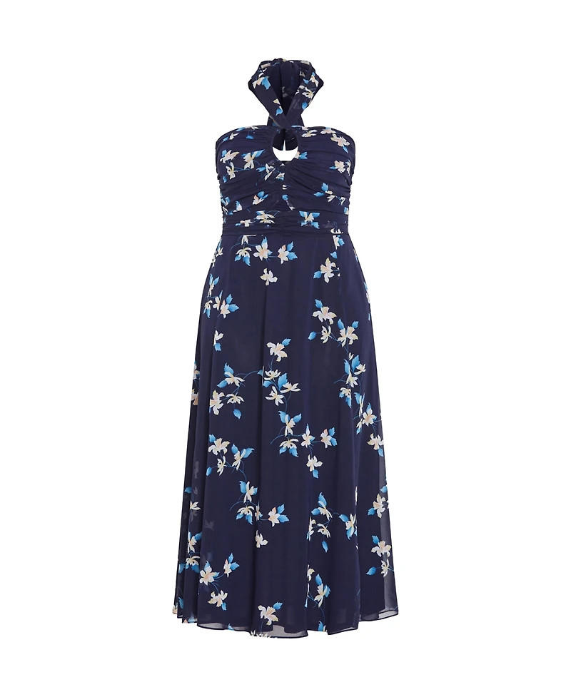 City Chic Women's Everfree Floral Print Maxi Dress