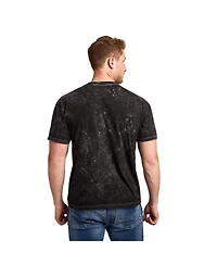 Harry Potter Men's Gryffindor Varsity Blue Vintage Mineral Wash Crew Neck Short Sleeve T-shirt