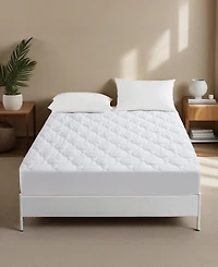 Unikome Four Leaf Clover Quilted Down Alternative Mattress Pad, Queen